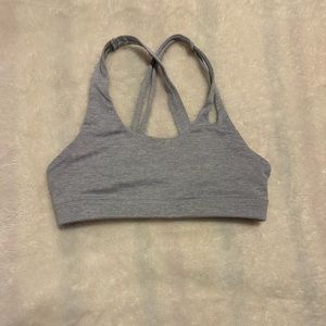 Gray Lorna Jane sports bra